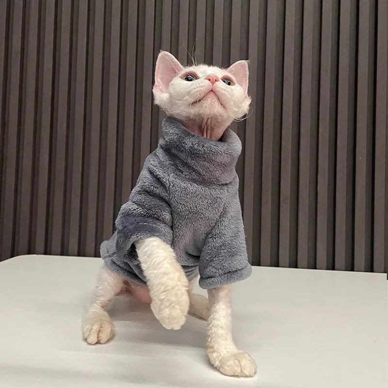 Warm Coral Turtleneck