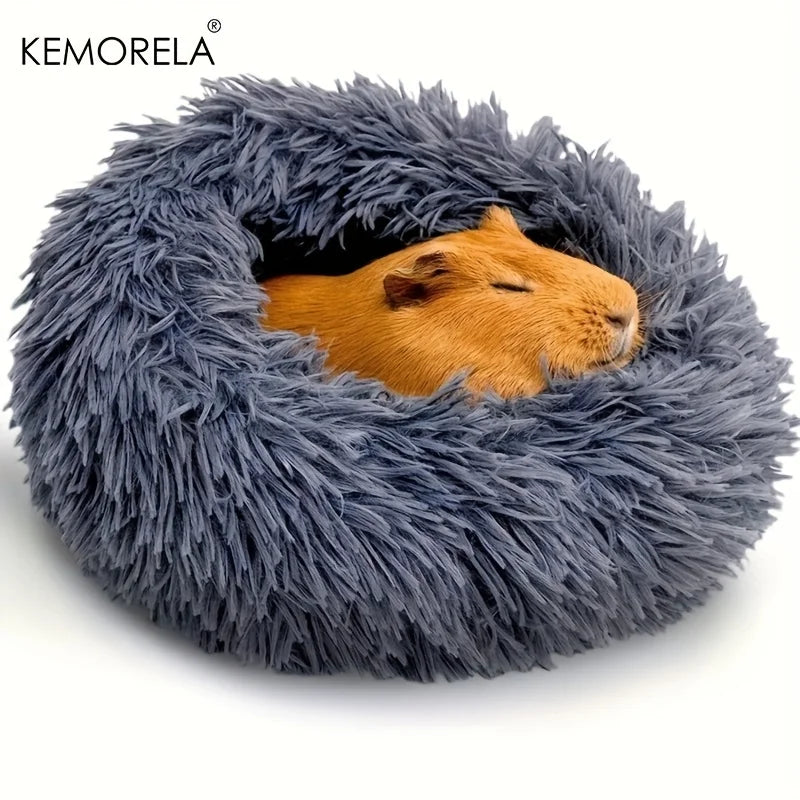 Plush Small Animal Nest Bed | Ultra-Soft, Non-Slip & Insulated | 30cm | Hamsters, Guinea Pigs & More Perfecsy