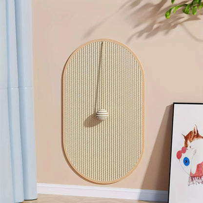 Durable, Sofa-Safe Scratch Board with Playful Toy for Cats
