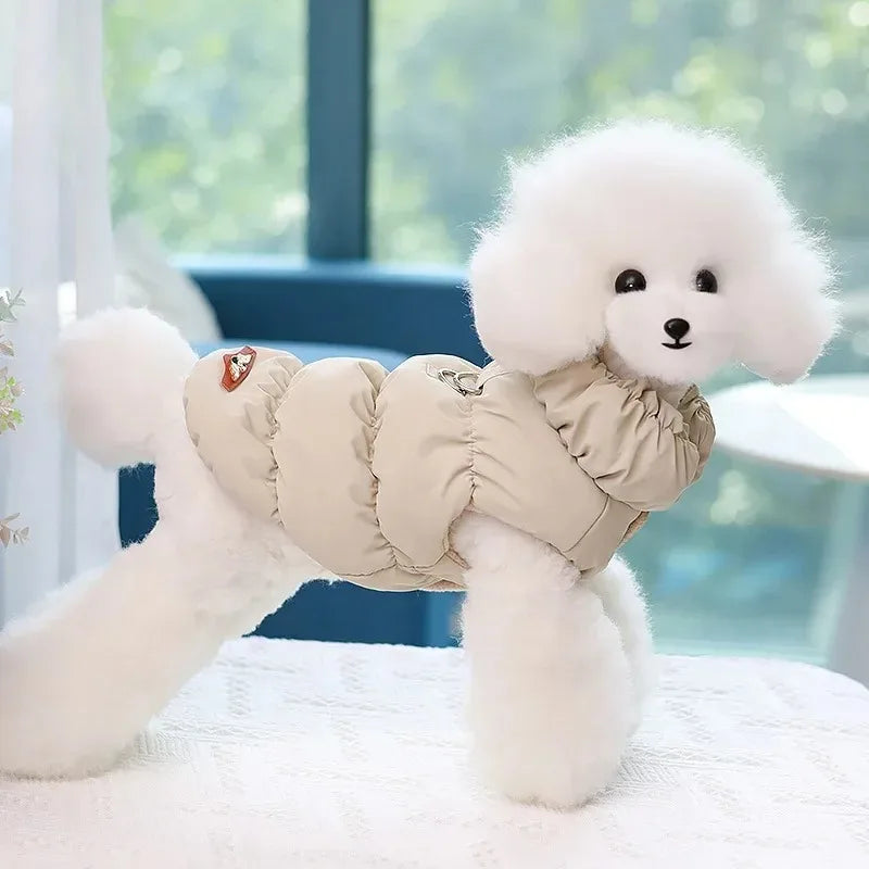 Soft Warm Winter Padded Jacket For Small Medium Pet