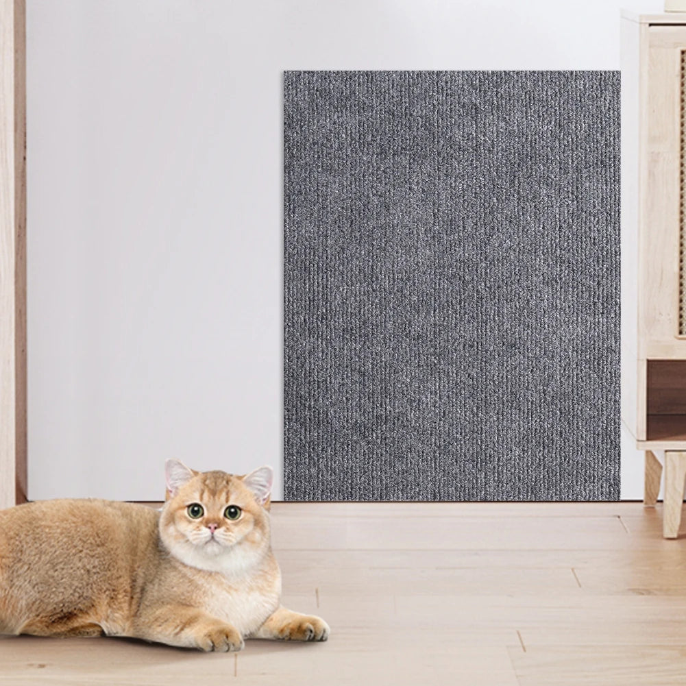 Self-Adhesive Trimmable Cat Scratching Rug Furniture Sofa Couch Protector