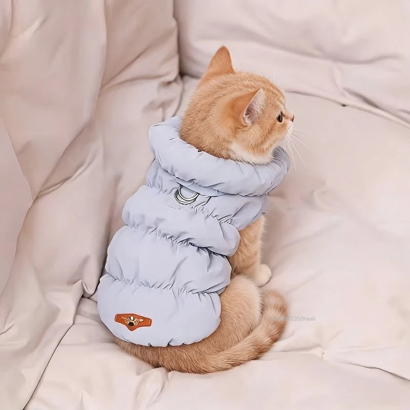 Soft Warm Winter Padded Jacket For Small Medium Pet