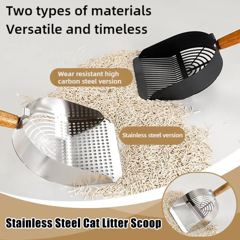 Steel Long Handle Cat Litter Scoop
