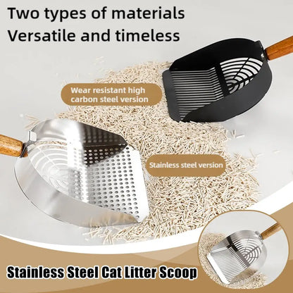 Steel Long Handle Cat Litter Scoop