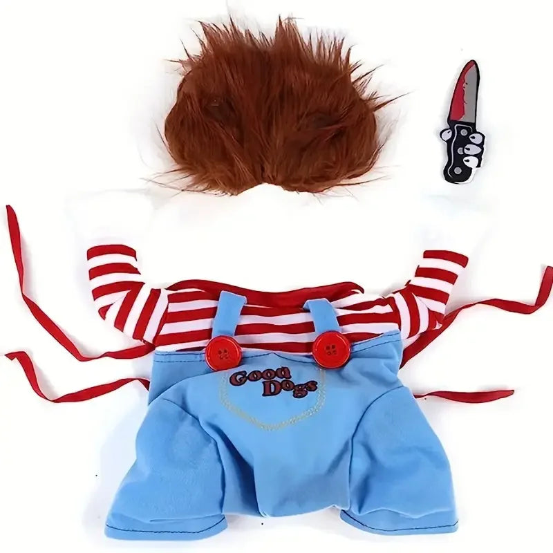 Bloody Doll Halloween Costume for Dogs Pet Zen