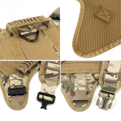 Tactical Dog Harness Leash Set Training Walking Hunting