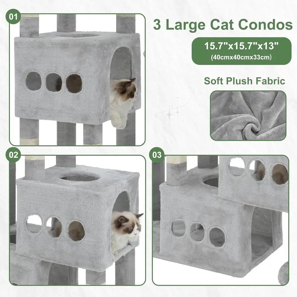 71.7'' Tall Cat Tower  Sturdy Heavy Duty