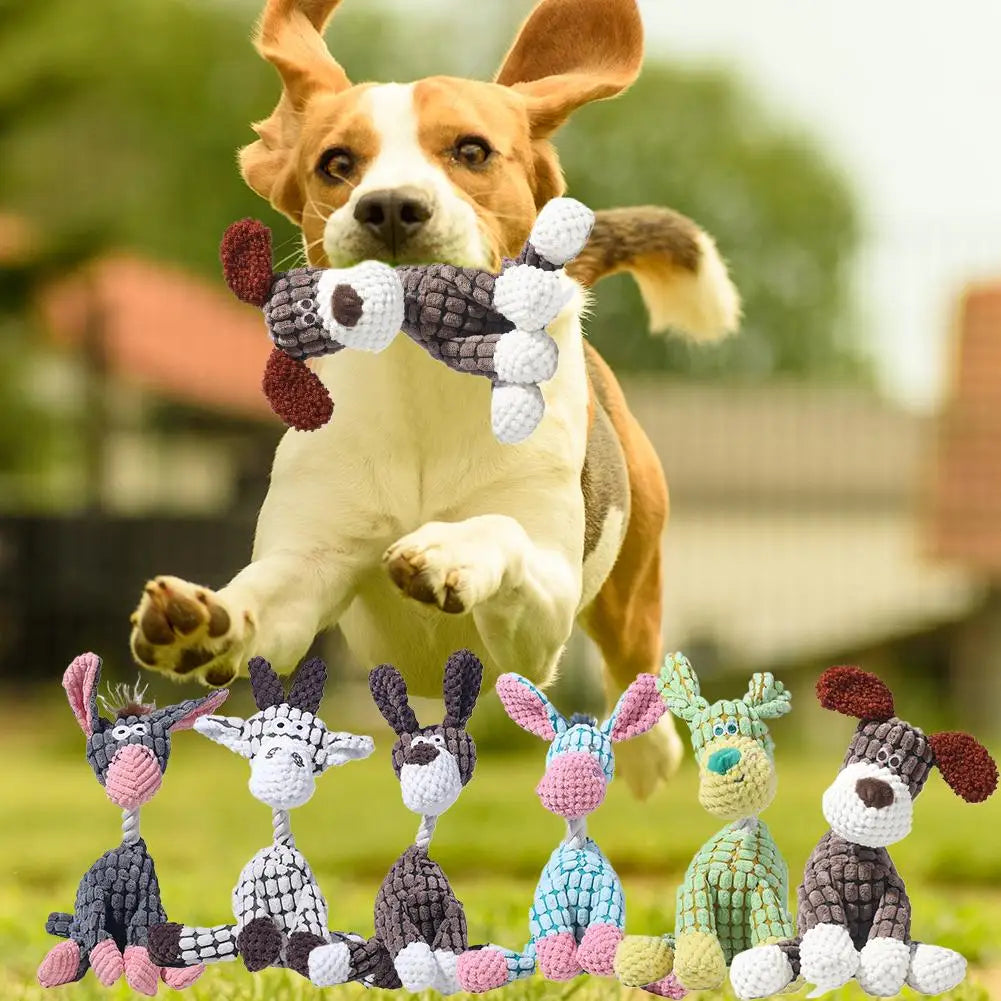 Plush Squeaky Puppy Chew Toy