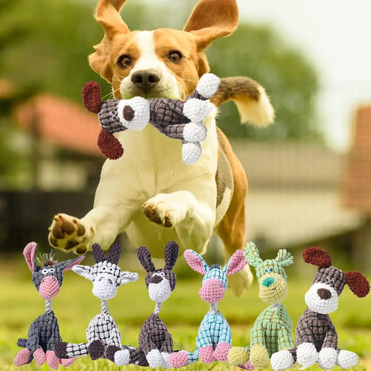 Plush Squeaky Puppy Chew Toy