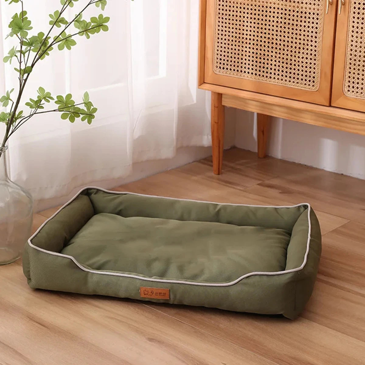 Square Dog Bed  Bite-resistant