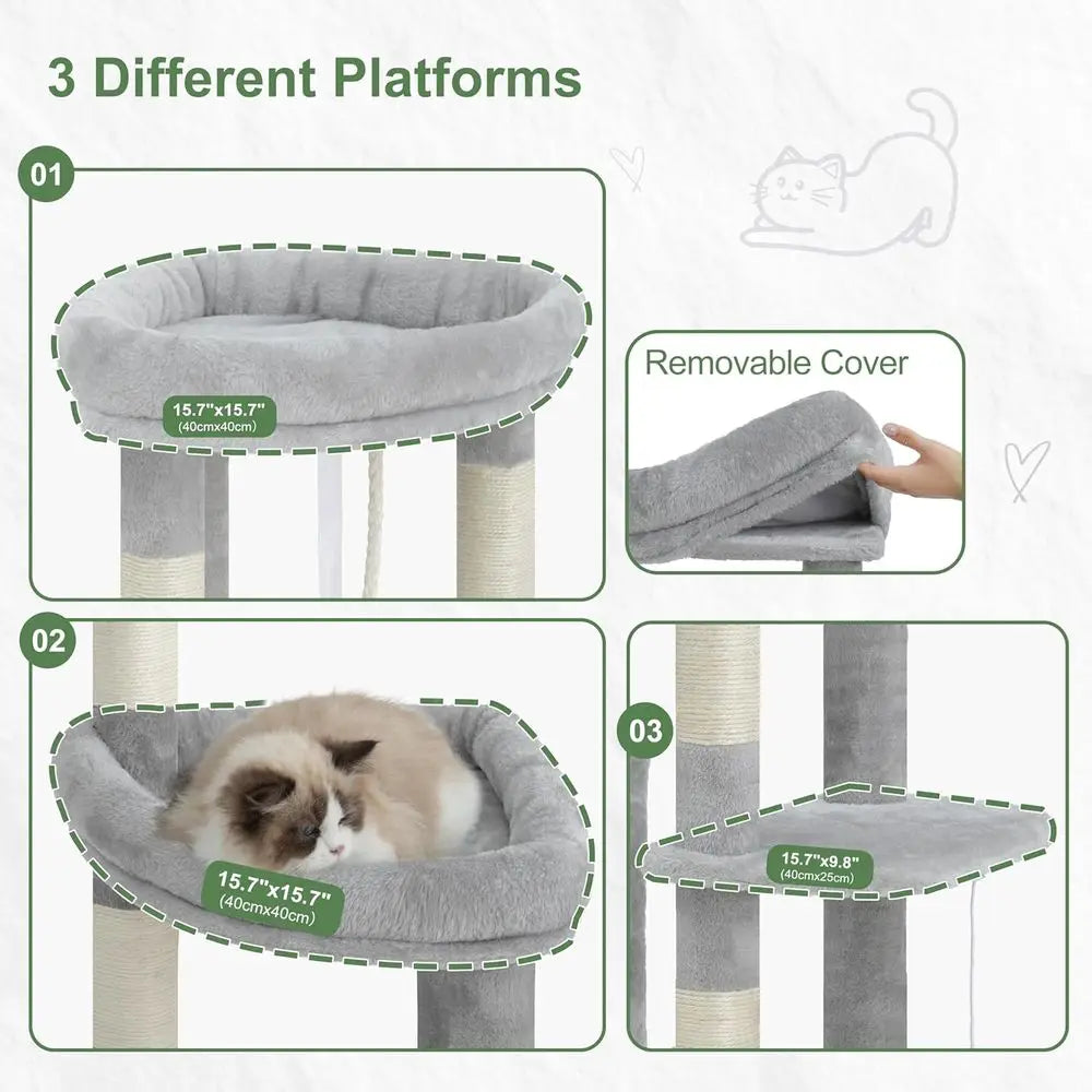 71.7'' Tall Cat Tower  Sturdy Heavy Duty