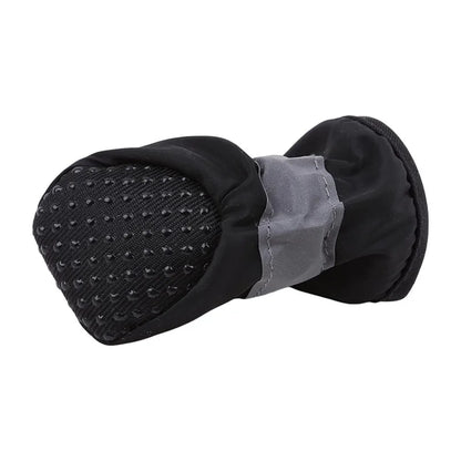 4Pcs Boots Waterproof Non-slip Sole with Reflective Strip
