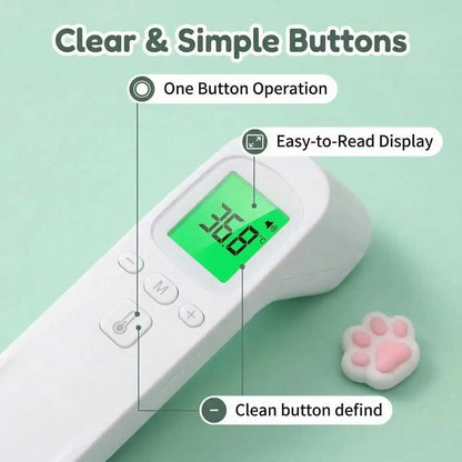 2-in-1 Accuracy Thermometer Portable Display Reading