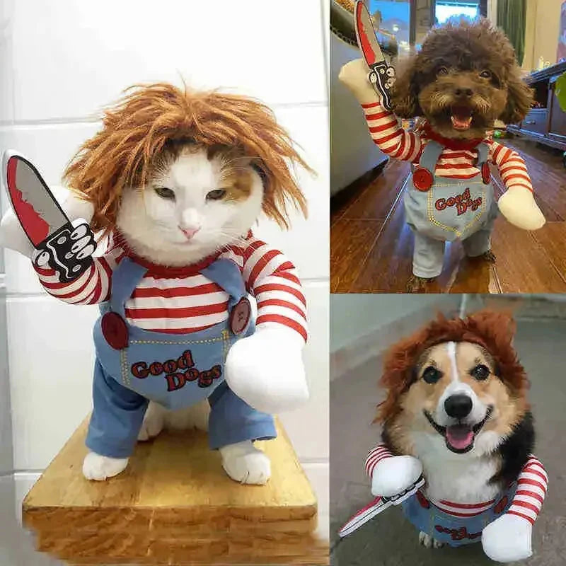 Halloween Dagger Pet Costume – Funny Knife-Holding Dress-Up Econic Blanks