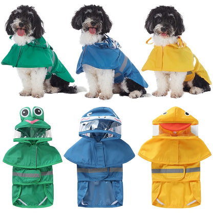 Reflective  Raincoat Hooded Waterproof