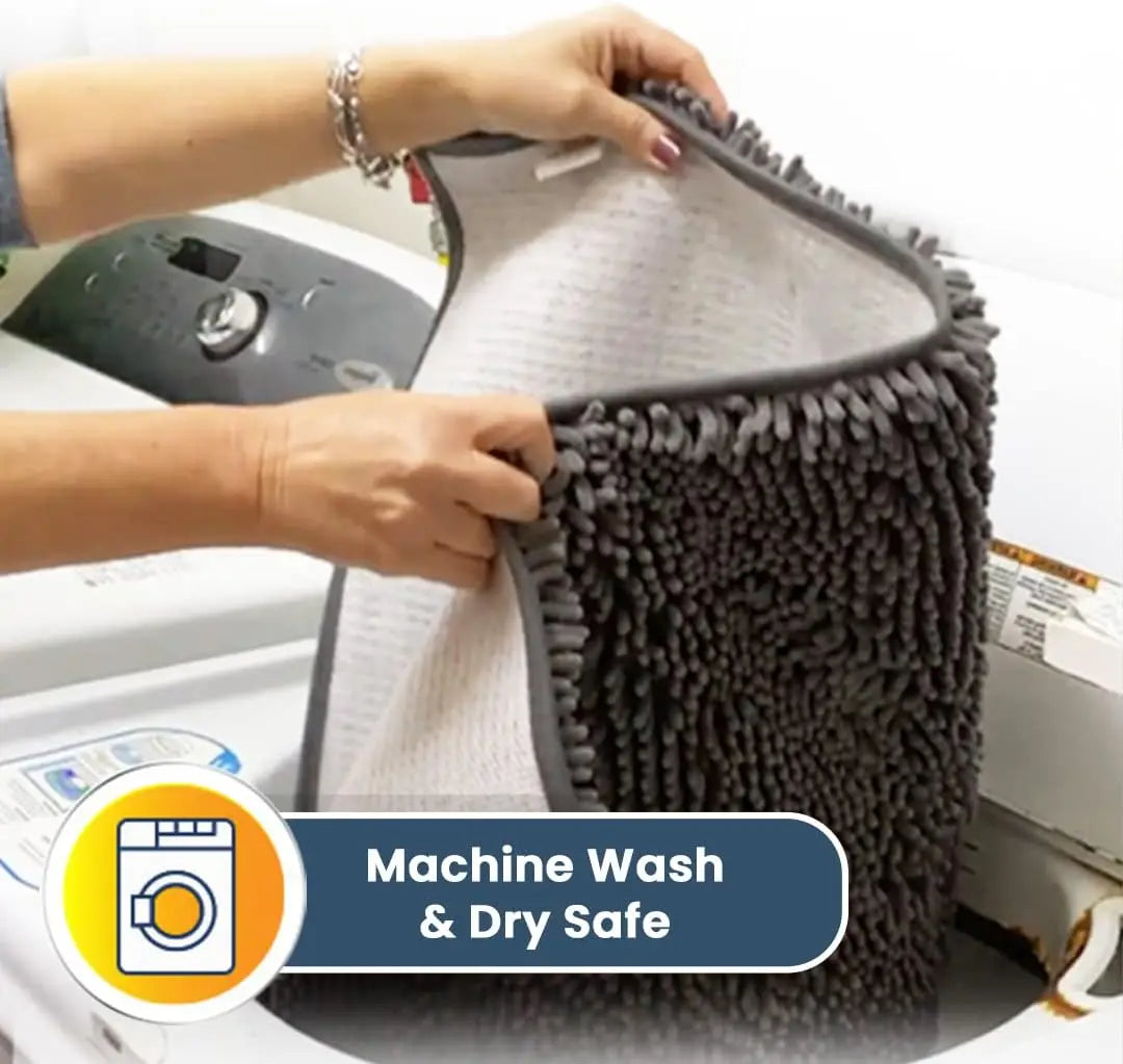 Super Absorbent Microfiber Door Mat for Muddy Paws