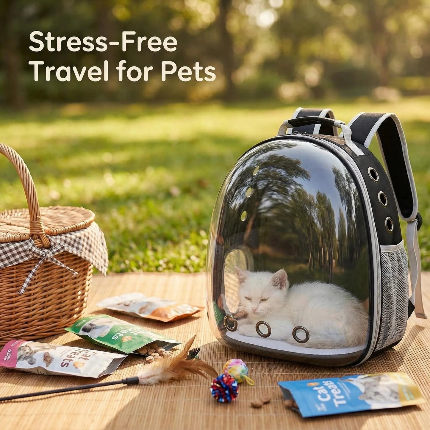 Portable Transparent Pet  Carrier  Breathable
