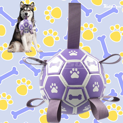 Soccer Ball with Straps, Interactive Toy for Tug of War