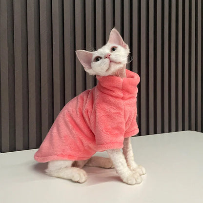 Warm Coral Turtleneck