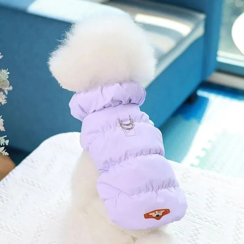 Soft Warm Winter Padded Jacket For Small Medium Pet