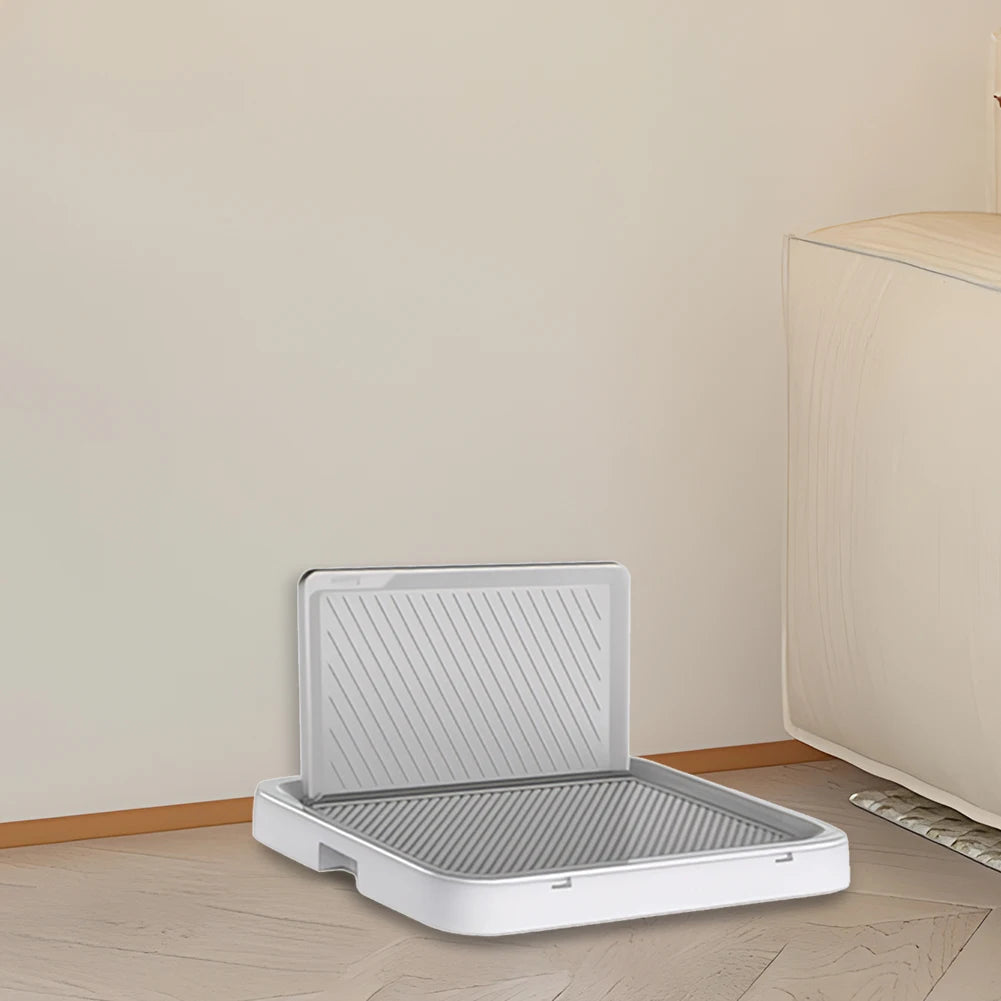 Dog Potty Tray with Pee Wall Anti-Splash