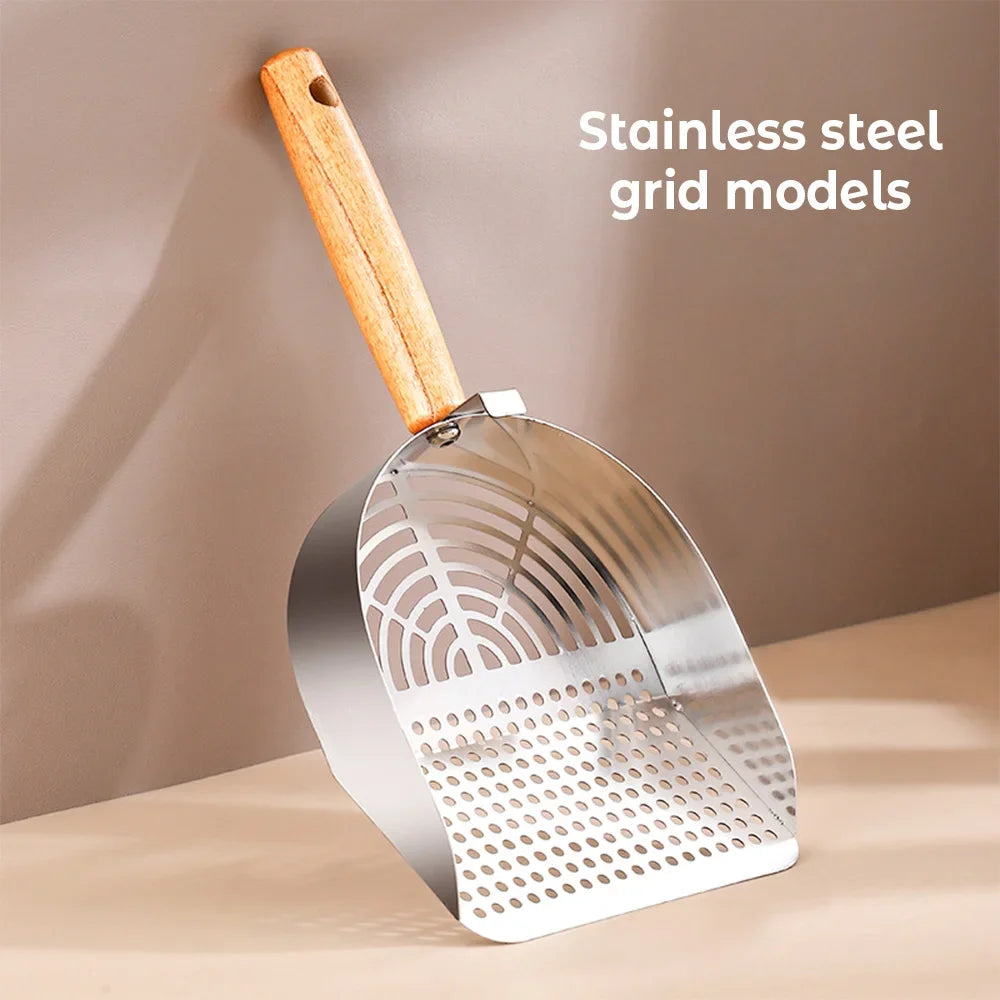 Steel Long Handle Cat Litter Scoop
