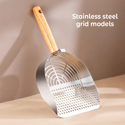 Steel Long Handle Cat Litter Scoop