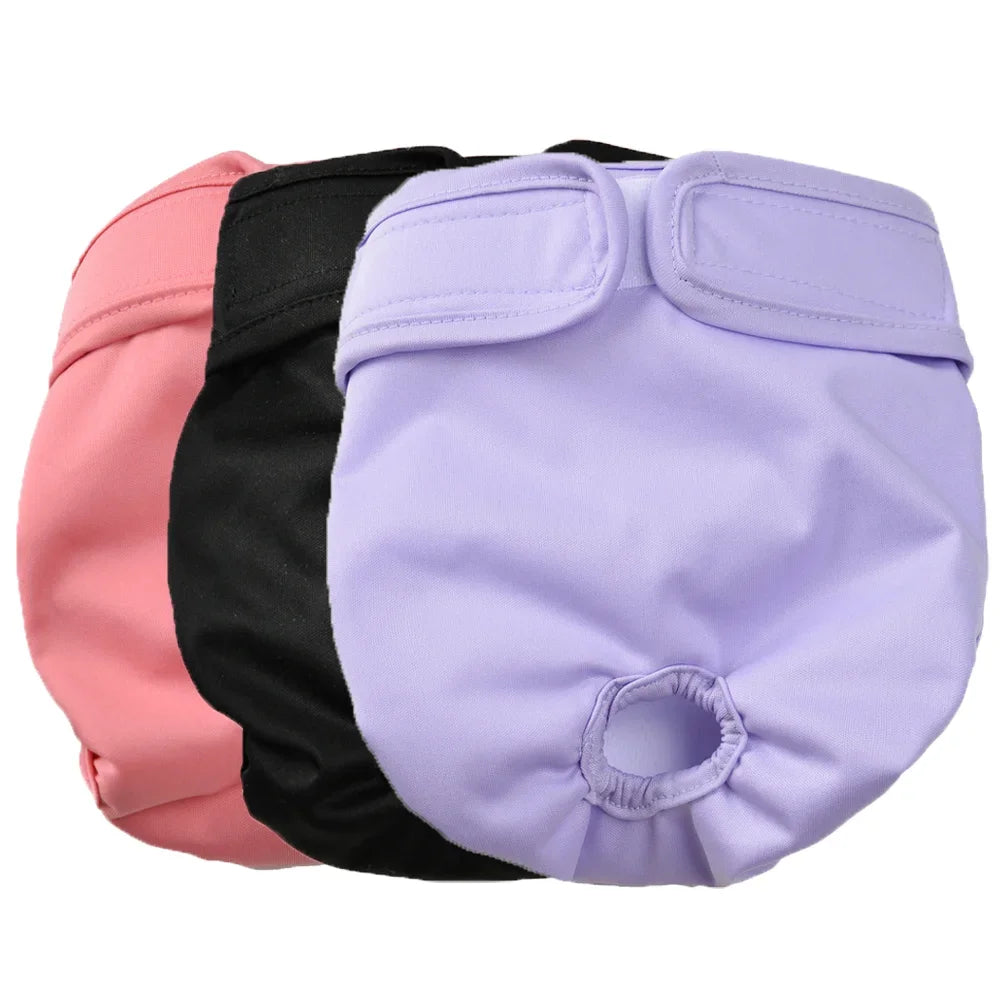 3Pcs Reusable Female Diapers