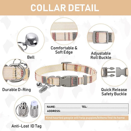 Harness Collar Leash Set,