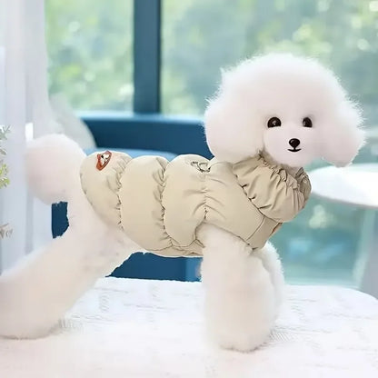 Soft Warm Winter Padded Jacket For Small Medium Pet