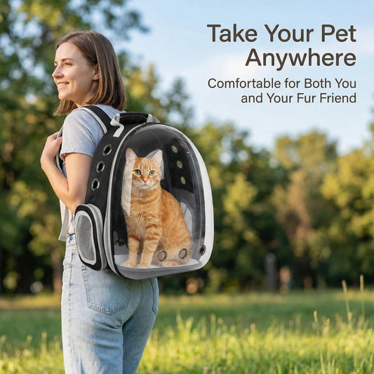 Portable Transparent Pet  Carrier  Breathable