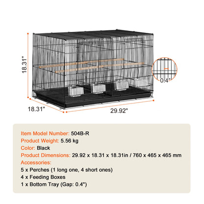 30In Flight Bird Cage Stackable