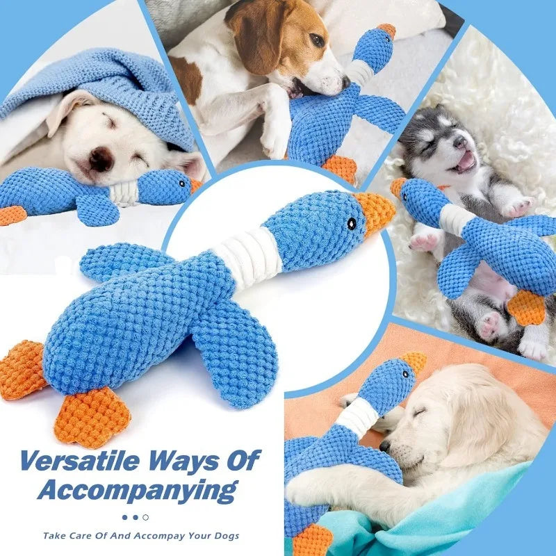 Indestructible Toy for Aggressive Chewers, Squeak Toy, Interactive