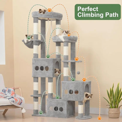 71.7'' Tall Cat Tower  Sturdy Heavy Duty