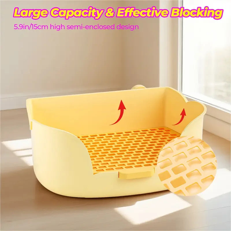 Large Rabbit Litter Box Corner Toilet Trainer