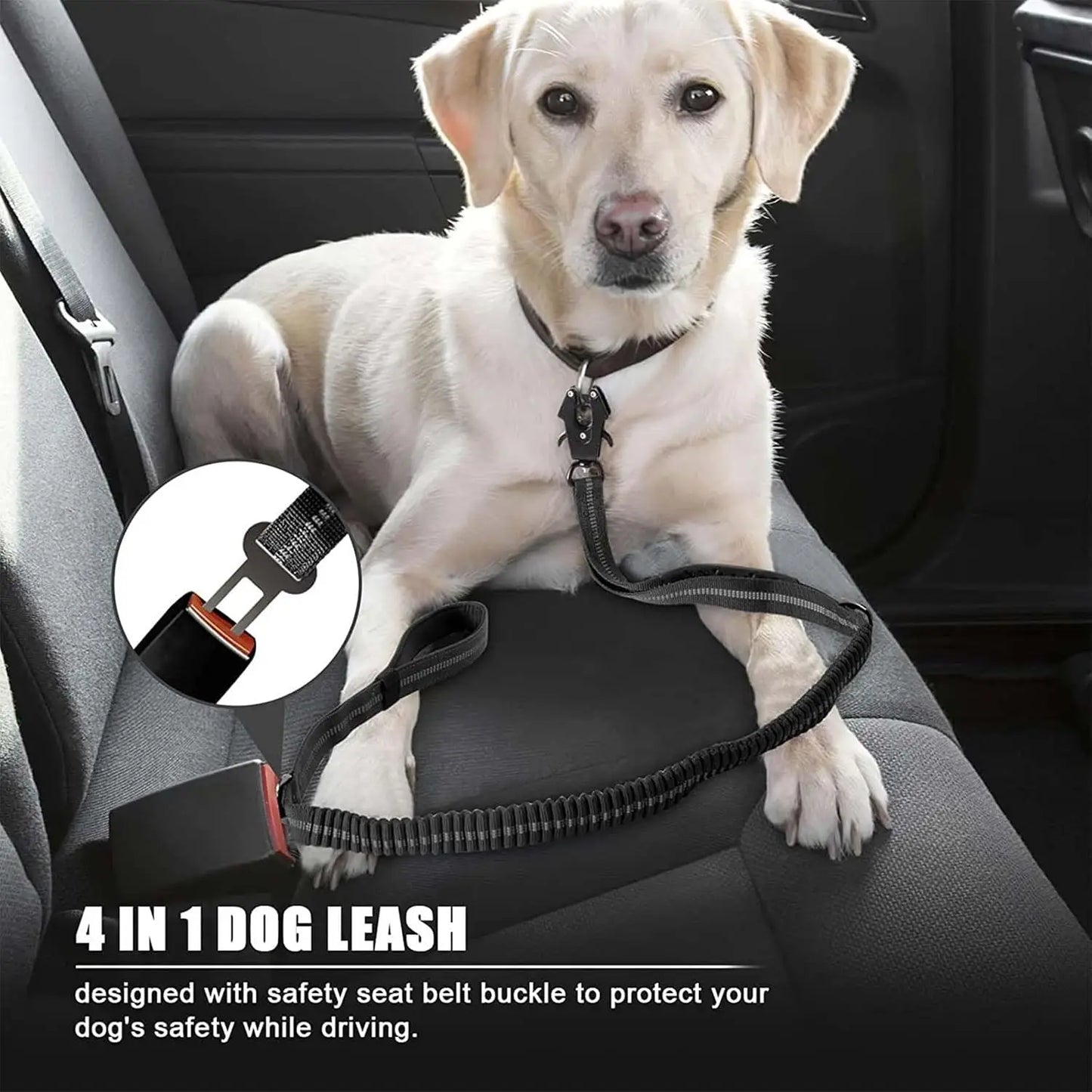 Reflective Shock Absorbing with Car Seatbelt