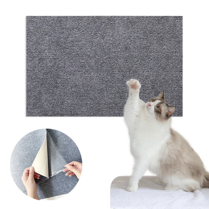 Self-Adhesive Trimmable Cat Scratching Rug Furniture Sofa Couch Protector