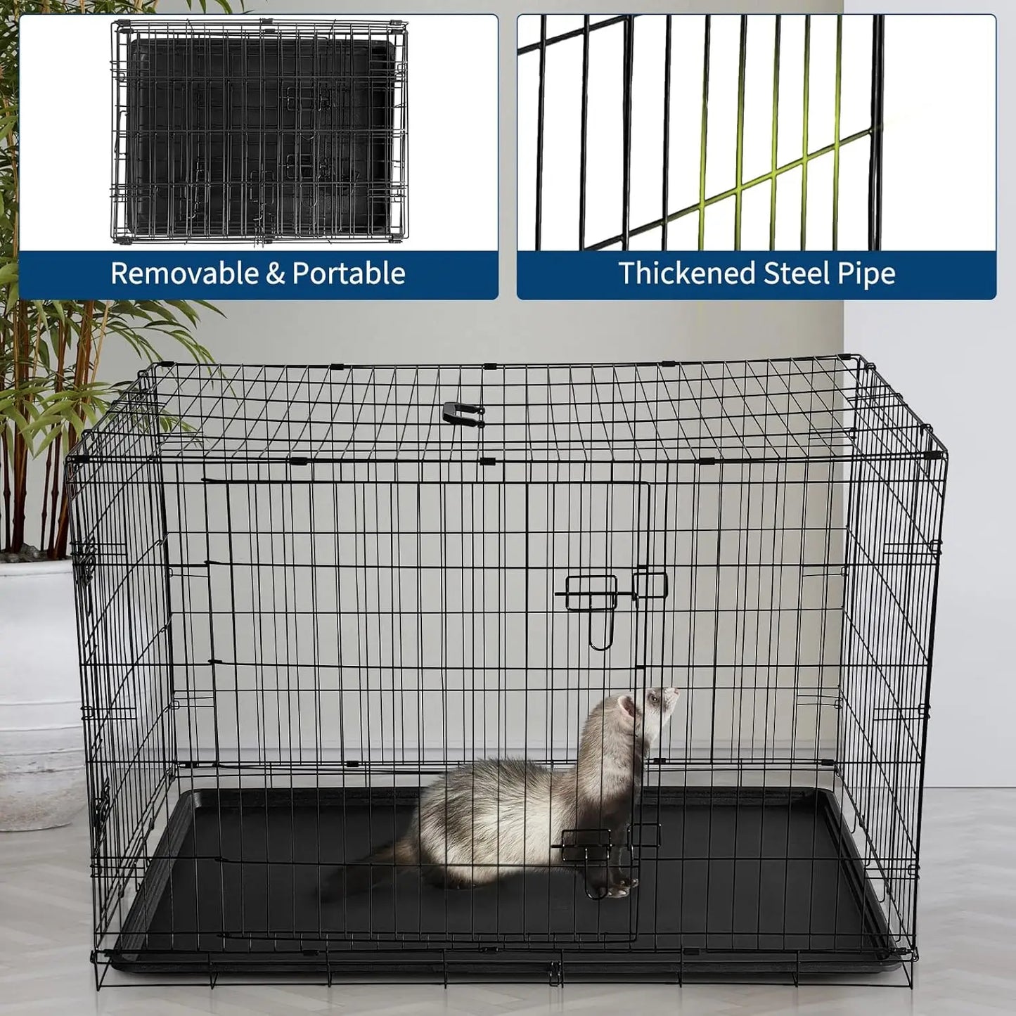 24/48 Inch Portable Folding Small Crate