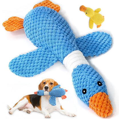 Indestructible Toy for Aggressive Chewers, Squeak Toy, Interactive