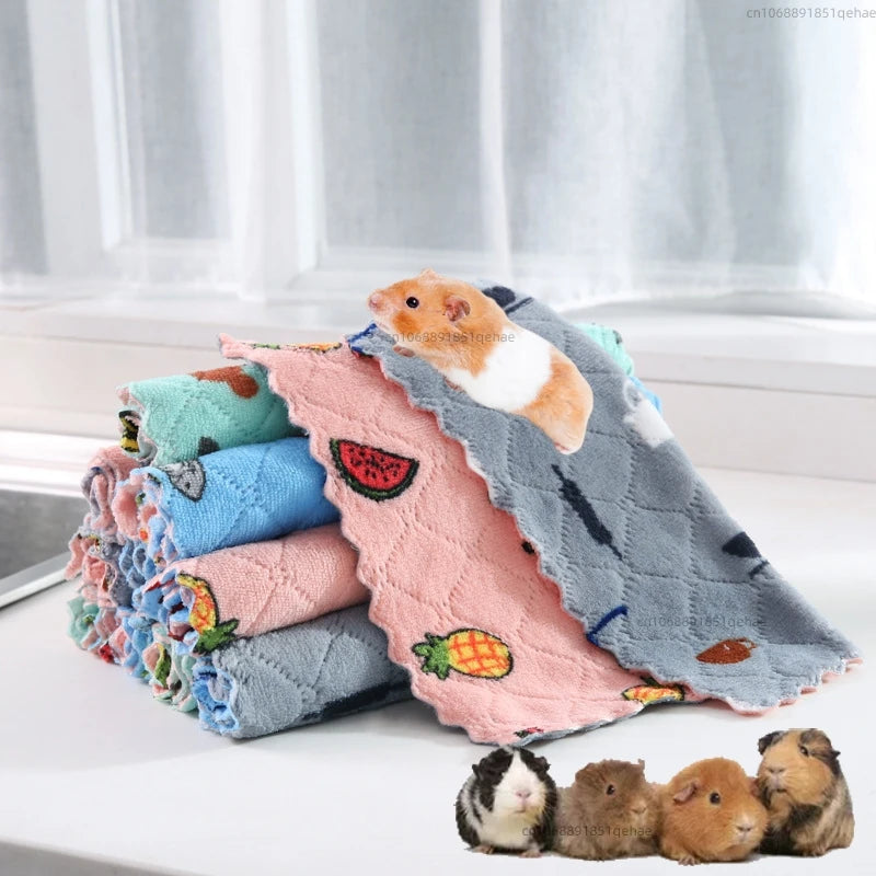 5Pcs Soft Pet Pee Pad Small Animal Blanket
