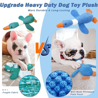 Indestructible Toy for Aggressive Chewers, Squeak Toy, Interactive