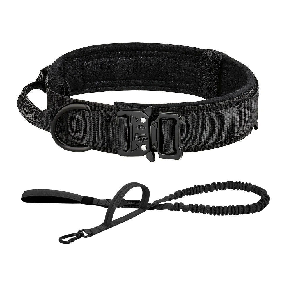 Training Collar Adjustable Tactical And Leash Set Control Handle