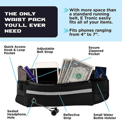 Hands Free Reflective Leash with Waist Bag