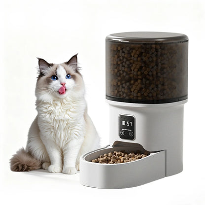 Programmable 4L Automatic Pet Feeder Up to 6 Meals Daily
