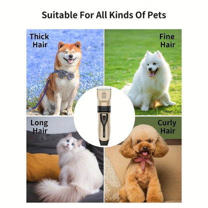 Low-noise  USB  pet grooming tool