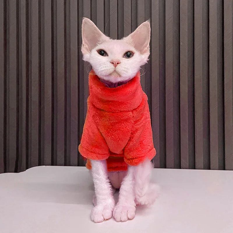 Warm Coral Turtleneck