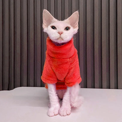 Warm Coral Turtleneck