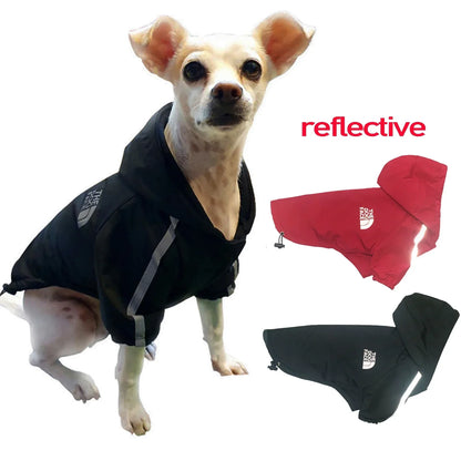 Reflective Autumn Winter Waterproof Warm Coat