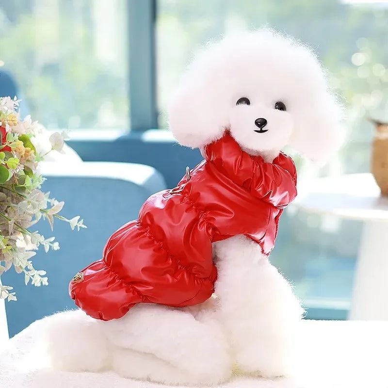 Soft Warm Winter Padded Jacket For Small Medium Pet