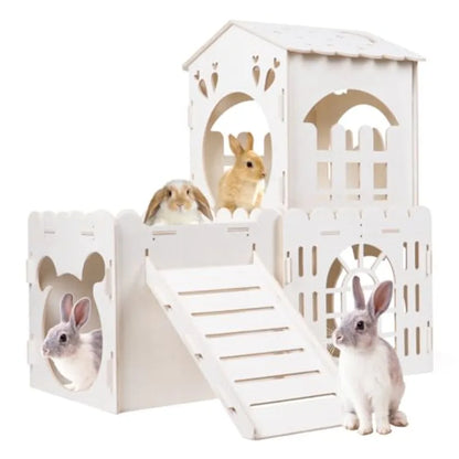 Large Rabbit House Wooden